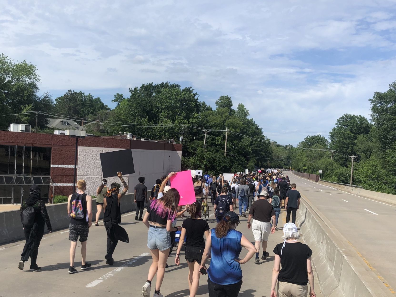 Protest in Clayton